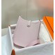 Top Replica Hermes Evelyne III TPM Pale Mauve Clemence Bag