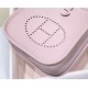 Top Replica Hermes Evelyne III TPM Pale Mauve Clemence Bag