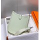 Top Replica Hermes Evelyne III TPM Bag in Clemence Green