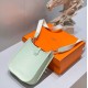 Top Replica Hermes Evelyne III TPM Bag in Clemence Green