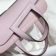 Top Replica Hermes Halzan 25 Light Purple Clemence Bag