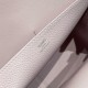 Top Replica Hermes Halzan 25 Light Purple Clemence Bag