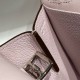 Top Replica Hermes Halzan 25 Light Purple Clemence Bag
