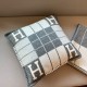 Top Replica Hermes Avalon III Small Pillow Gray