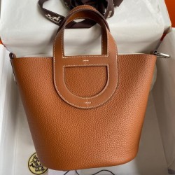 Top Replica Hermes In The Loop 18 Handmade Clemence Bag Pink