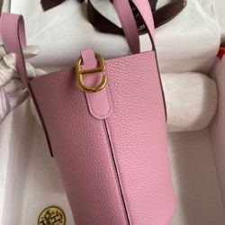 Top Replica Hermes In The Loop 18 Handmade Clemence Bag Black