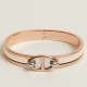 Top Replica Hermes Mini Clic Anchor Chain Bracelet Cream