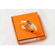 Top Replica Hermes Mini Clic Anchor Chain Bracelet Cream