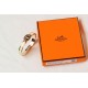 Top Replica Hermes Mini Clic Anchor Chain Bracelet Cream