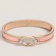 Top Replica Hermes Mini Clic Anchor Chain Bracelet Pink