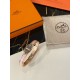 Top Replica Hermes Mini Clic Anchor Chain Bracelet Pink