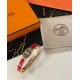 Top Replica Hermes Mini Clic Anchor Chain Bracelet Red