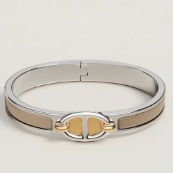 Top Replica Hermes Mini Clic Anchor Chain Bracelet Sand
