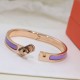 Top Replica Hermes Mini Clic Kelly Bracelet Purple