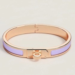 Top Replica Hermes Mini Clic Kelly Bracelet Purple