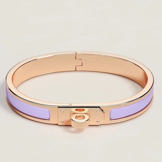Top Replica Hermes Mini Clic Kelly Bracelet Purple