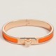 Top Replica Hermes Mini Clic Kelly Bracelet Orange