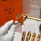 Top Replica Hermes Mini Clic Kelly Bracelet Orange