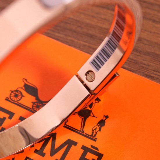 Top Replica Hermes Mini Clic Kelly Bracelet Orange