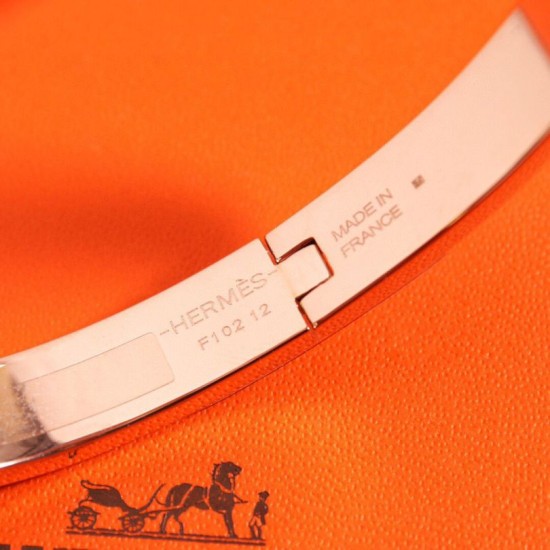 Top Replica Hermes Mini Clic Kelly Bracelet Orange