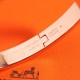 Top Replica Hermes Mini Clic Kelly Bracelet Orange
