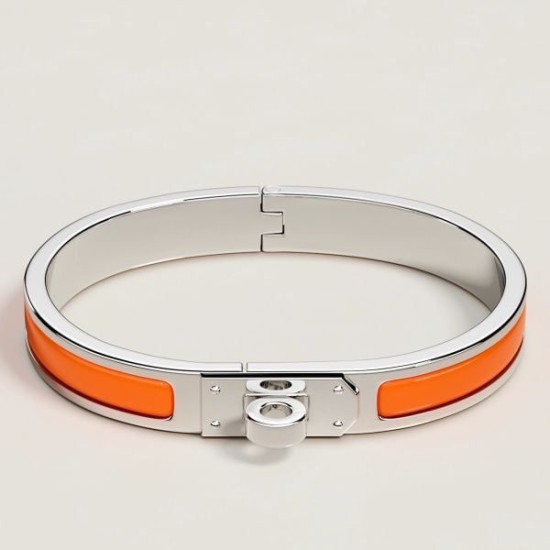 Top Replica Hermes Mini Clic Kelly Bracelet Orange