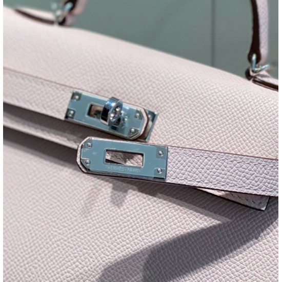 Super Clone Replica Hermes Kelly Mini II Bag Pale Mauve Epsom with Gold Hardware Top Replica Hermes Kelly Mini II Bag Pale Mauve Epsom with Gold Hardware