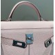 Super Clone Replica Hermes Kelly Mini II Bag Pale Mauve Epsom with Gold Hardware Top Replica Hermes Kelly Mini II Bag Pale Mauve Epsom with Gold Hardware