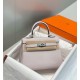 Super Clone Replica Hermes Kelly 20cm/25cm Bag in Pale Mauve with Silver Hardware Top Replica Hermes Kelly 20cm/25cm Bag in Pale Mauve with Silver Hardware