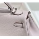 Super Clone Replica Hermes Kelly 20cm/25cm Bag in Pale Mauve with Silver Hardware Top Replica Hermes Kelly 20cm/25cm Bag in Pale Mauve with Silver Hardware