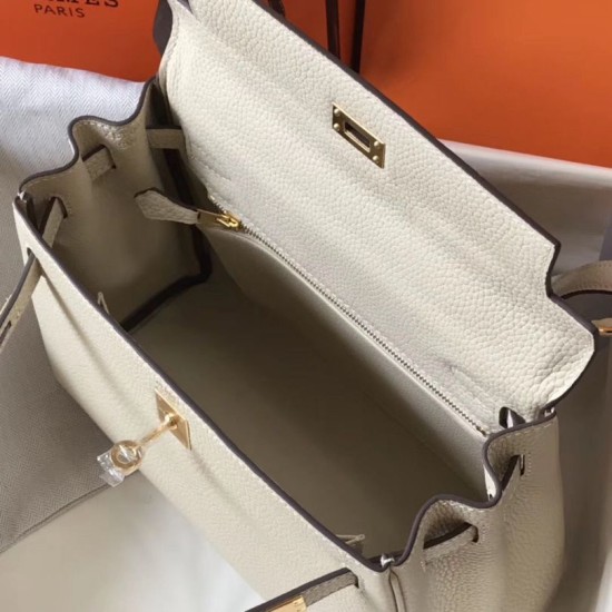 Super Clone Replica Hermes Kelly 25cm Bag in Beige Epsom Top Replica Hermes Kelly 25cm Bag in Beige Epsom