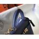 Super Clone Replica Hermes Kelly 25cm Bag in Epsom Blue Top Replica Hermes Kelly 25cm Bag in Epsom Blue