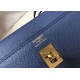 Super Clone Replica Hermes Kelly 25cm Bag in Epsom Blue Top Replica Hermes Kelly 25cm Bag in Epsom Blue