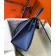 Super Clone Replica Hermes Kelly 25cm Bag in Epsom Blue Top Replica Hermes Kelly 25cm Bag in Epsom Blue