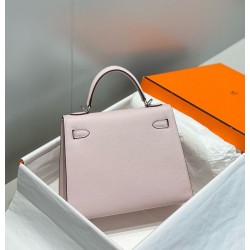 Super Clone Replica Hermes Kelly 25cm Bag in Pink Epsom Top Replica Hermes Kelly 25cm Bag in Pink Epsom