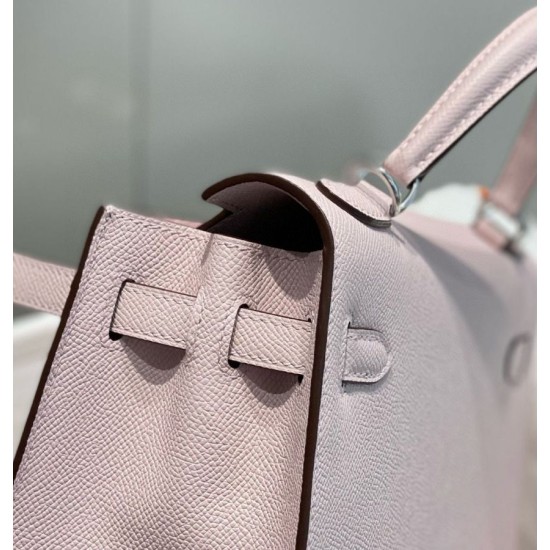 Super Clone Replica Hermes Kelly 25cm Bag in Pink Epsom Top Replica Hermes Kelly 25cm Bag in Pink Epsom