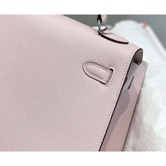 Super Clone Replica Hermes Kelly 25cm Bag in Pink Epsom Top Replica Hermes Kelly 25cm Bag in Pink Epsom