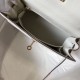 Super Clone Replica Hermes Kelly 25cm Bag in White Epsom Top Replica Hermes Kelly 25cm Bag in White Epsom