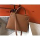 Super Clone Replica Hermes Kelly 28cm/32cm Bag in Brown Epsom with Gold Hardware Top Replica Hermes Kelly 28cm/32cm Bag in Brown Epsom with Gold Hardware