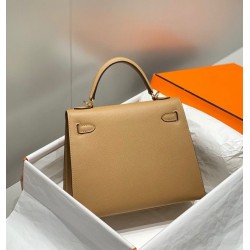 Super Clone Replica Hermes Kelly 28cm/32cm Bag in Camel Epsom GHW Top Replica Hermes Kelly 28cm/32cm Bag in Camel Epsom GHW
