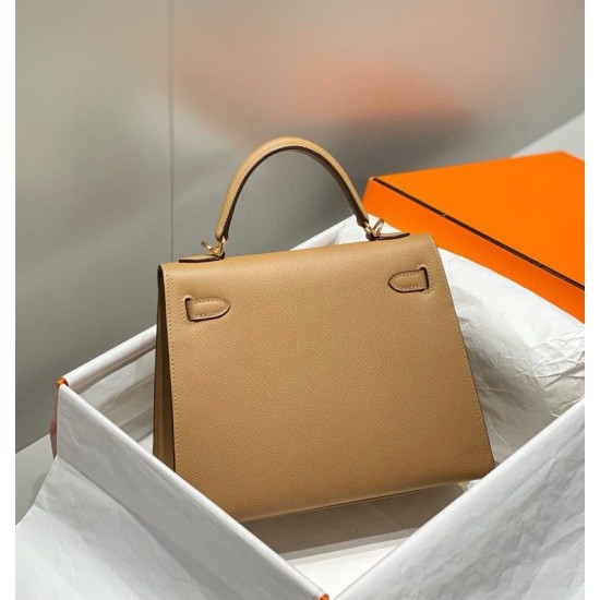 Super Clone Replica Hermes Kelly 28cm/32cm Bag in Camel Epsom GHW Top Replica Hermes Kelly 28cm/32cm Bag in Camel Epsom GHW