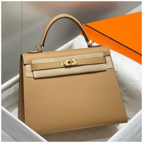Super Clone Replica Hermes Kelly 28cm/32cm Bag in Camel Epsom GHW Top Replica Hermes Kelly 28cm/32cm Bag in Camel Epsom GHW