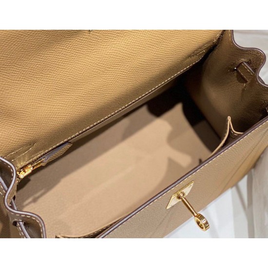 Super Clone Replica Hermes Kelly 28cm/32cm Bag in Camel Epsom GHW Top Replica Hermes Kelly 28cm/32cm Bag in Camel Epsom GHW
