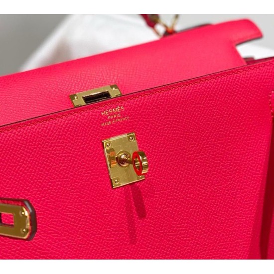 Super Clone Replica Hermes Kelly Bag 28cm/32cm Pink Epsom Gold Hardware Top Replica Hermes Kelly Bag 28cm/32cm Pink Epsom Gold Hardware
