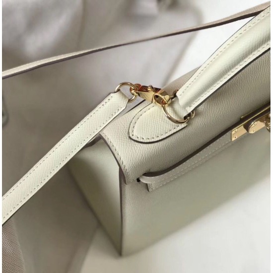Super Clone Replica Hermes Kelly Bag 28cm/32cm White Epsom Gold Hardware Top Replica Hermes Kelly Bag 28cm/32cm White Epsom Gold Hardware