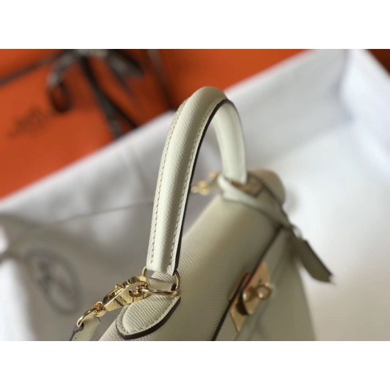 Super Clone Replica Hermes Kelly Bag 28cm/32cm White Epsom Gold Hardware Top Replica Hermes Kelly Bag 28cm/32cm White Epsom Gold Hardware