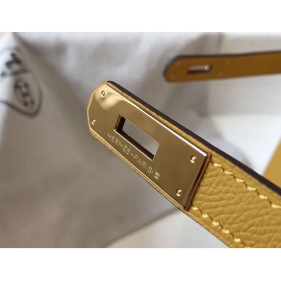 Super Clone Replica Hermes Kelly Bag 28cm/32cm Yellow Epsom Gold Hardware Top Replica Hermes Kelly Bag 28cm/32cm Yellow Epsom Gold Hardware