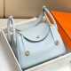Super Clone Replica Hermes Lindy 26 cm bag, Blue with gold-tone hardware Top Replica Hermes Lindy 26 cm bag, Blue with gold-tone hardware