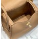 Super Clone Replica Hermes Lindy 26 cm bag, Camel with gold-tone hardware Top Replica Hermes Lindy 26 cm bag, Camel with gold-tone hardware