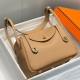 Super Clone Replica Hermes Lindy 26 cm bag, Camel with gold-tone hardware Top Replica Hermes Lindy 26 cm bag, Camel with gold-tone hardware